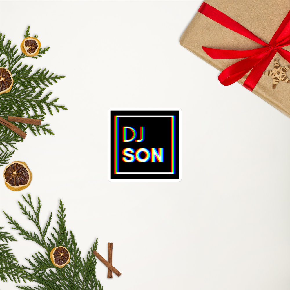 Bubble-free DJ Son stickers