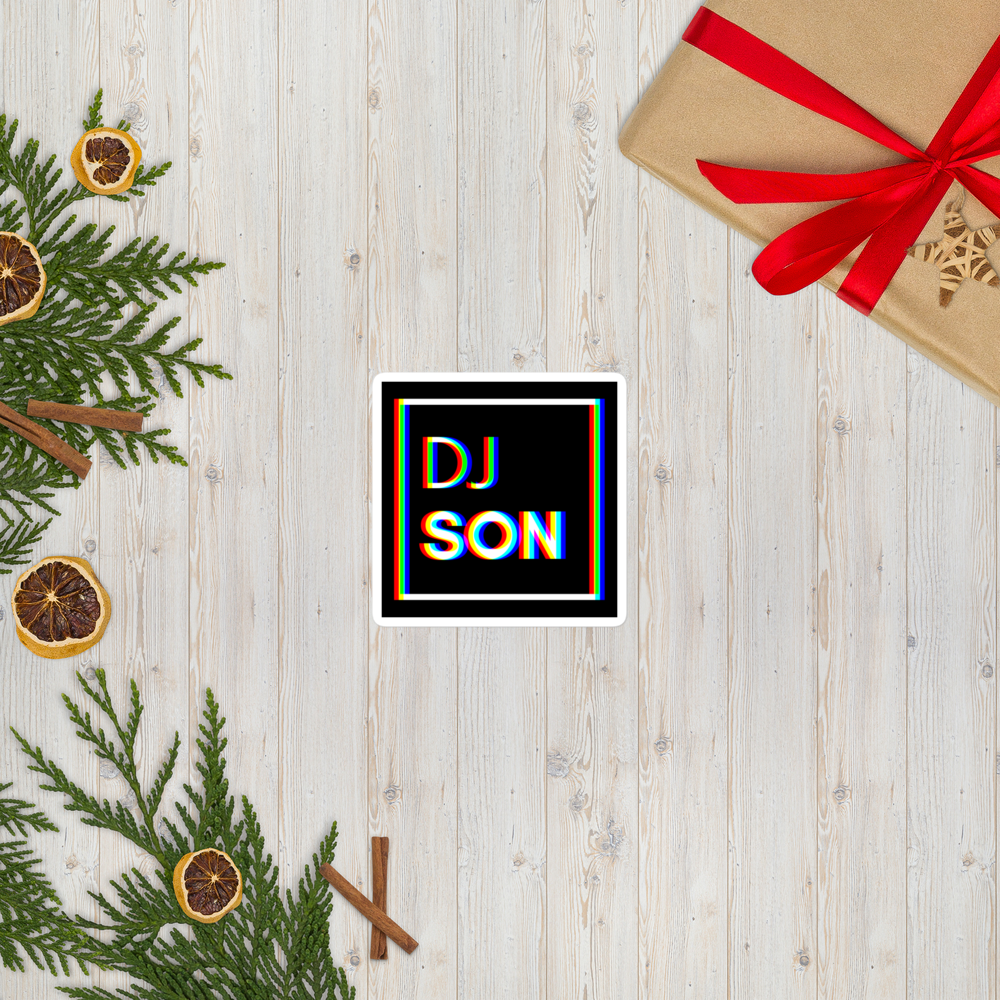 Bubble-free DJ Son stickers