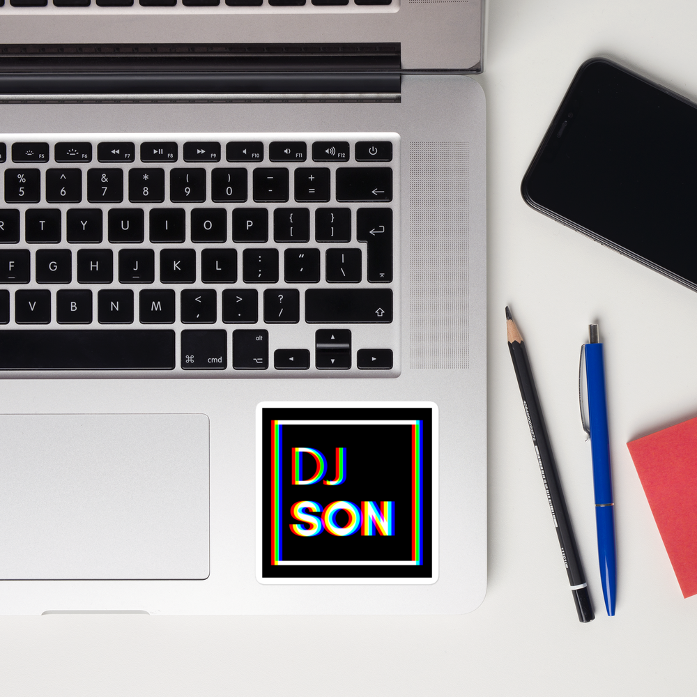 Bubble-free DJ Son stickers