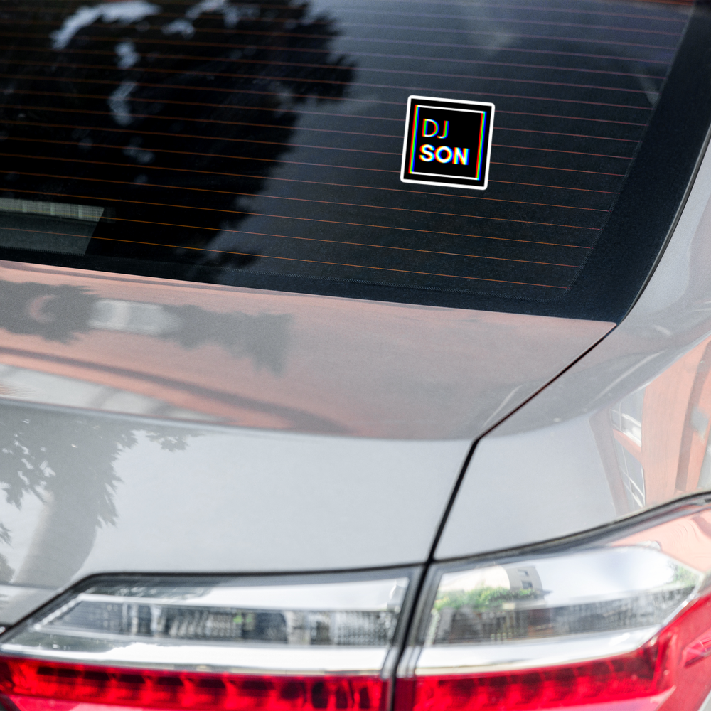 Bubble-free DJ Son stickers