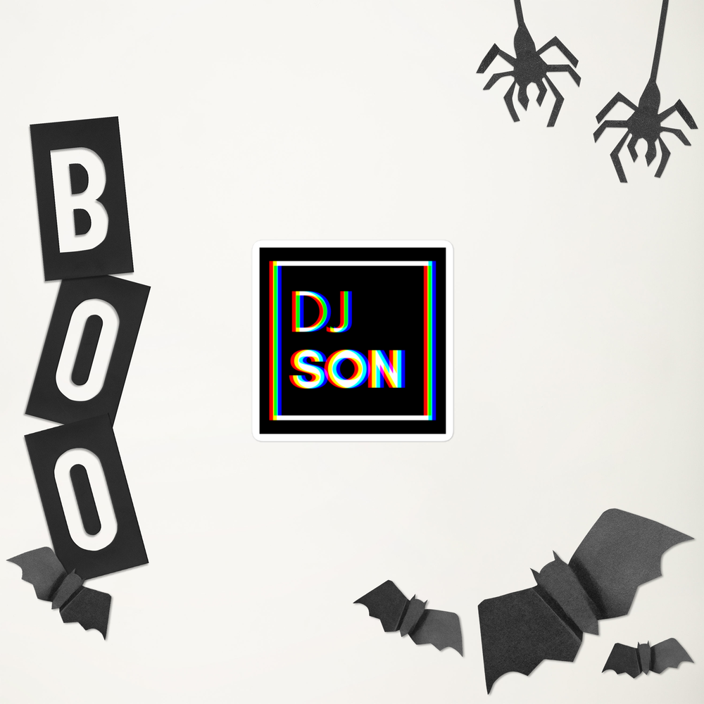 Bubble-free DJ Son stickers