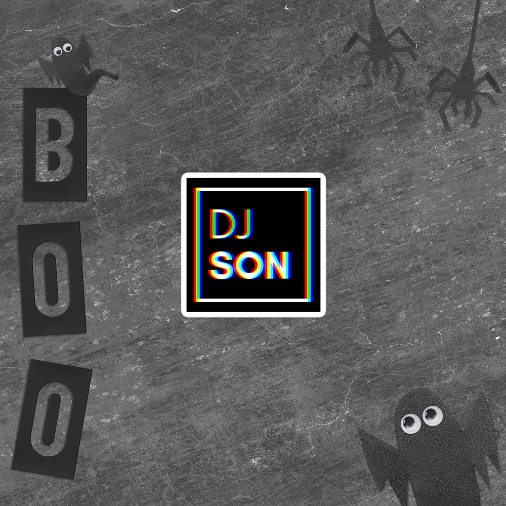 Bubble-free DJ Son stickers