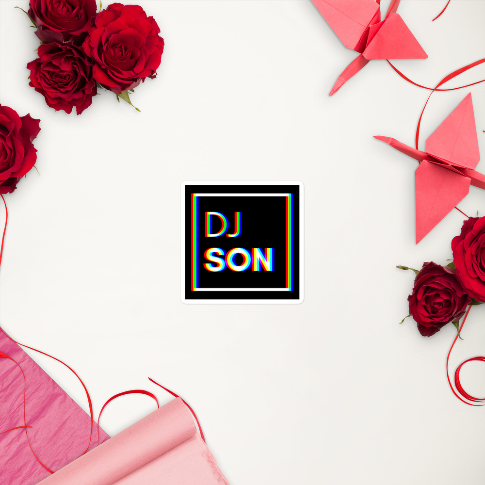 Bubble-free DJ Son stickers