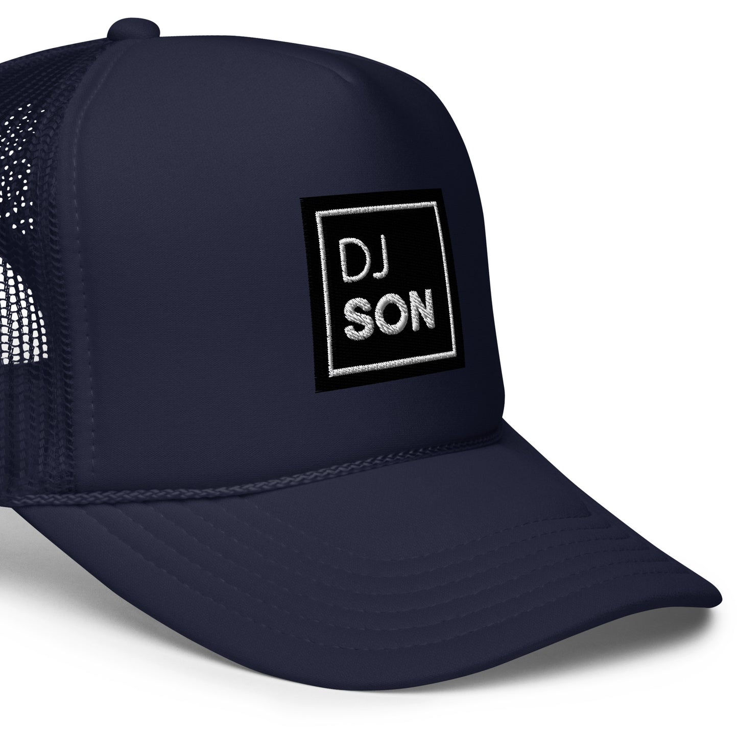 Foam trucker hat with DJ Son's Logo (Non Trippy)